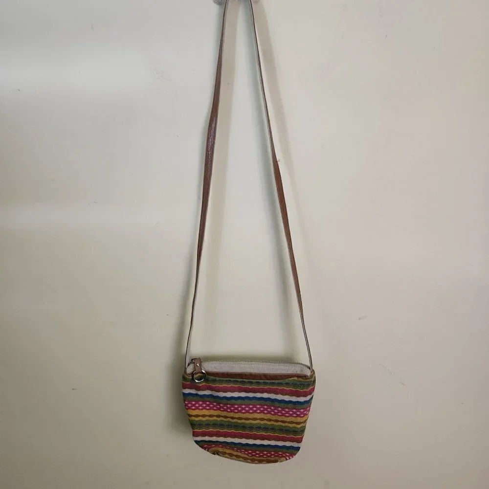 Hobo The Original Colorful Canvas Crossbody Bag